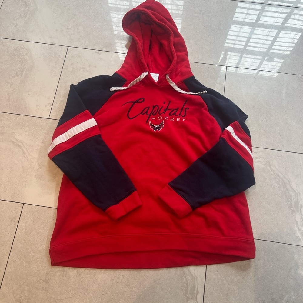 Mens NHL Stiched Washington Capitals Sweatshirt